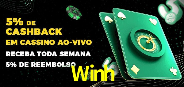 Promoções do cassino ao Vivo Winh